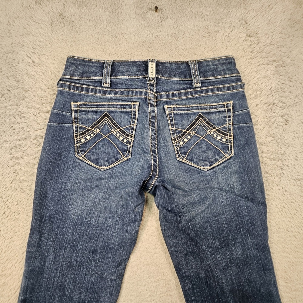 Ariat Jeans Womens 29R Bootcut Mid Rise Western Cowgirl Gorpcore - Picture 10 of 16